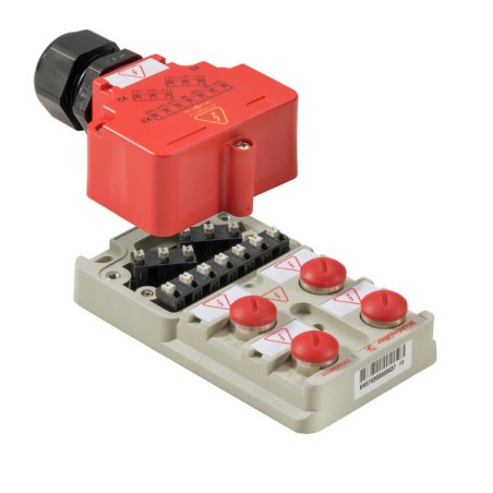 SAI-4-M-MVV-M12 1:1 Koncentrator (bez okablowania)