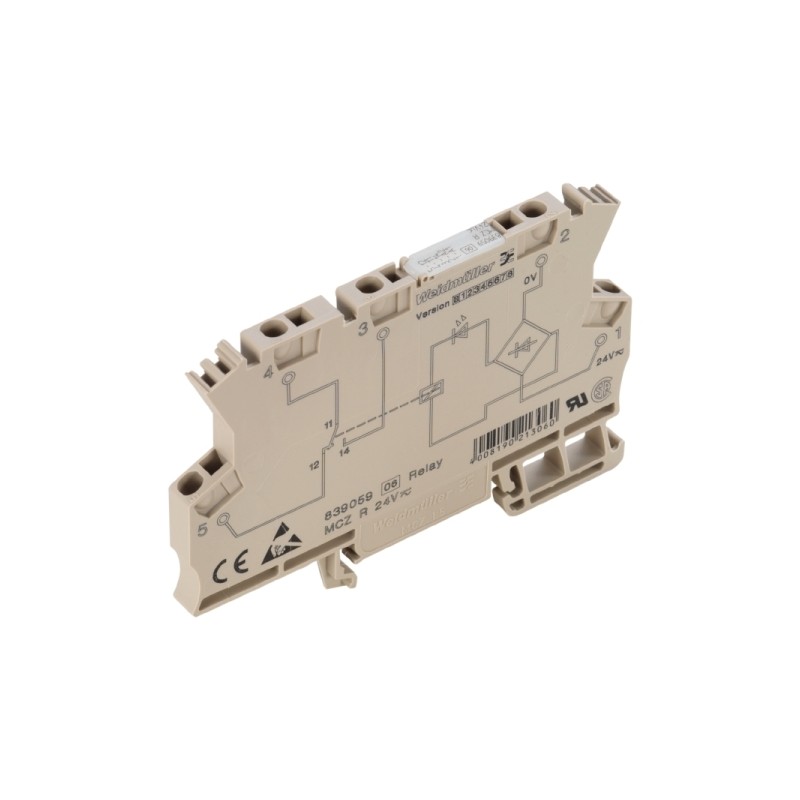 MCZ R 48...110Vdc 1CO TRAK Przekaźnik przełączający