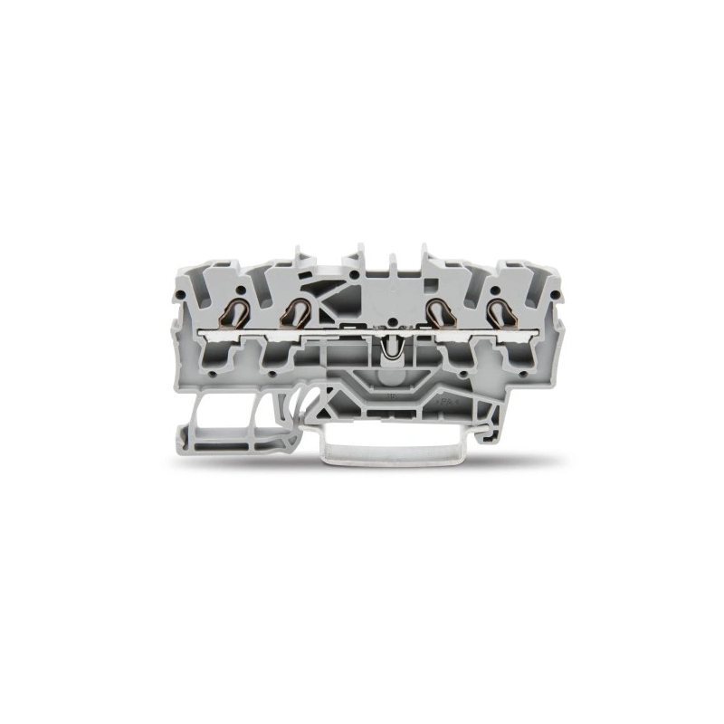ZŁĄCZKA SZYNOWA 4-PRZEWODOWA 1,5mm2 SZARA