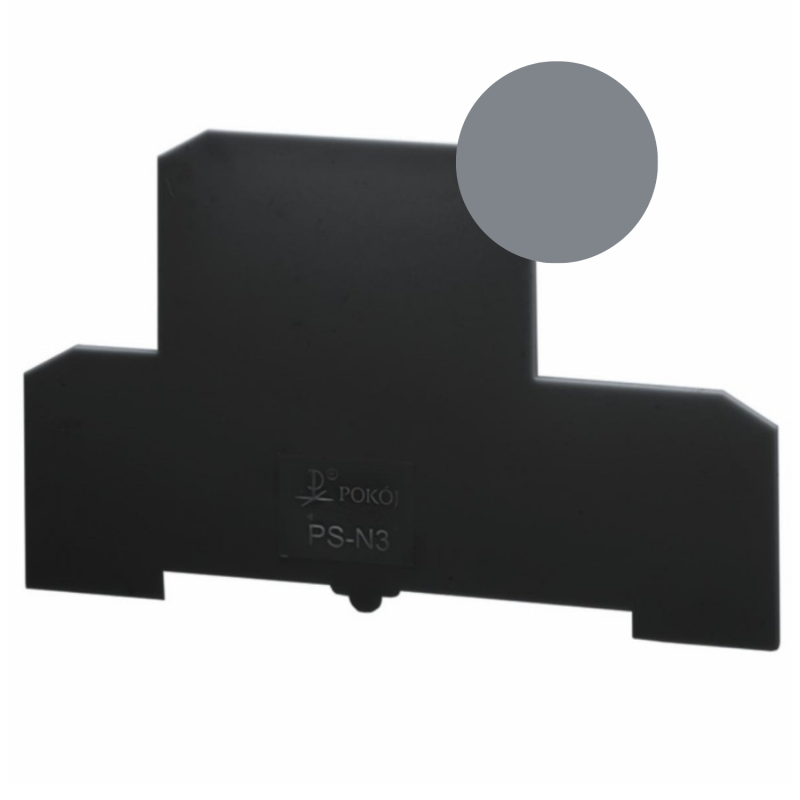 PS-N3 PŁYTKA SKRAJNA KOLOR SZARY