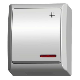 ŁNH-4HS/00 FALA ŁĄCZNIK KRZYZOWY KOLOR BIAŁY