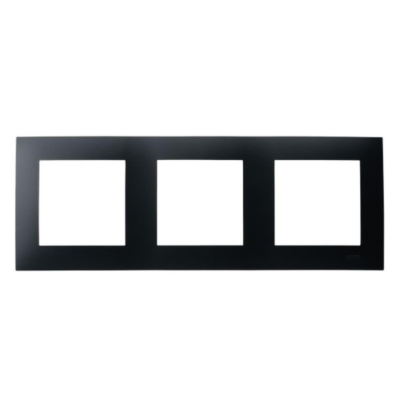 R-3Z/33 SZAFIR RAMKA POTRÓJNA KOLOR CZARNY METALIK IP20