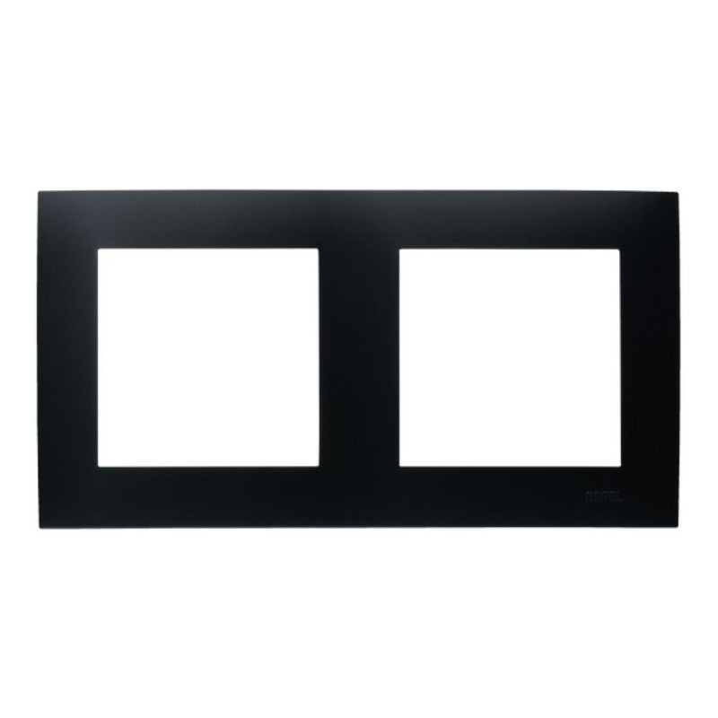 R-2Z/33 SZAFIR RAMKA PODWÓJNA KOLOR CZARNY METALIK IP20