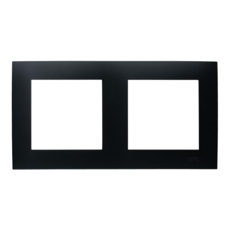 R-2Z/33 SZAFIR RAMKA PODWÓJNA KOLOR CZARNY METALIK IP20