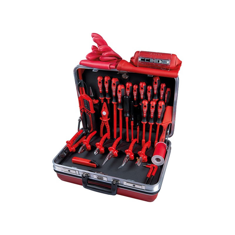 LEOPARD 32 ELEMENTY WALIZKA NARZĘDZIOWA WYPOSAŻONA