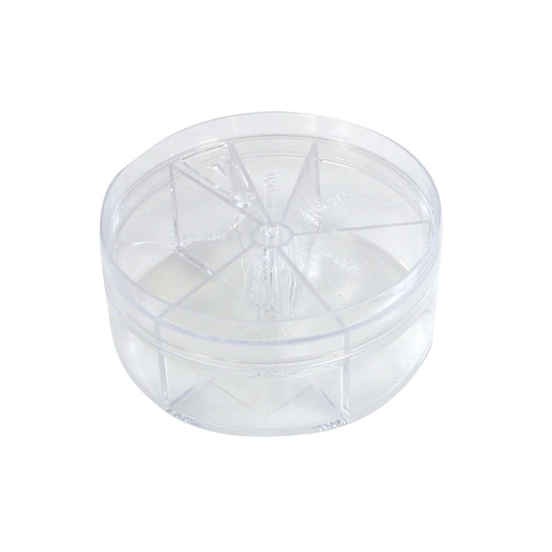 POJEMNIK NA KOŃCÓWKI TULEJKOWE (PUSTY) PLASTIK