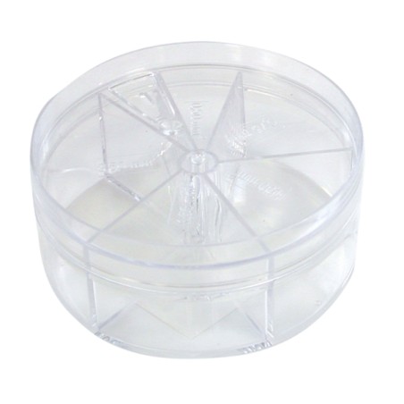 POJEMNIK NA KOŃCÓWKI TULEJKOWE (PUSTY) PLASTIK