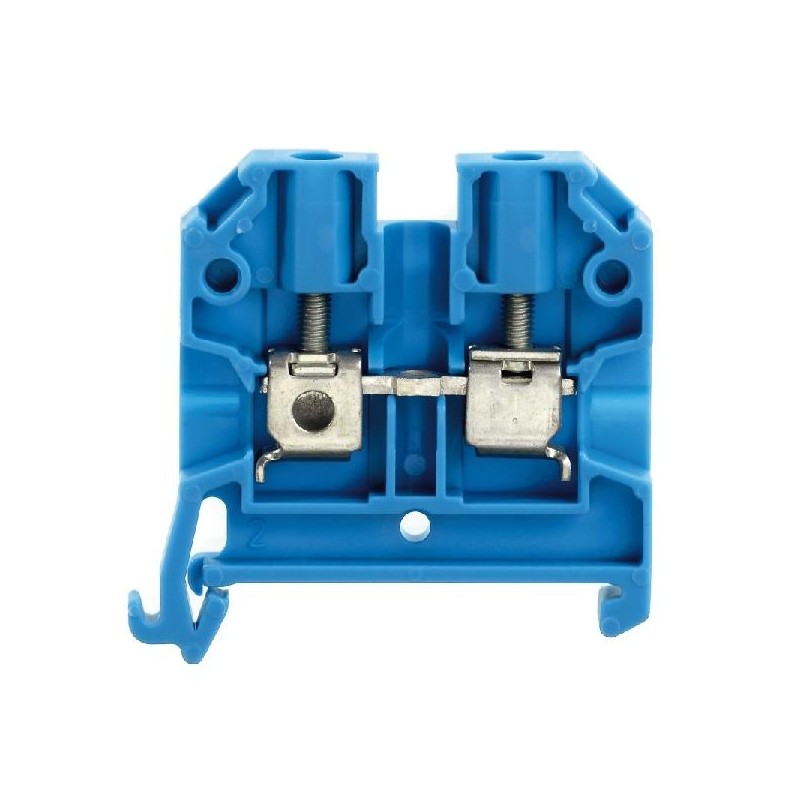 SAK 4/35 BL ZŁĄCZKA ŚRUBOWA PRZELOTOWA KOLOR NIEBIESKI