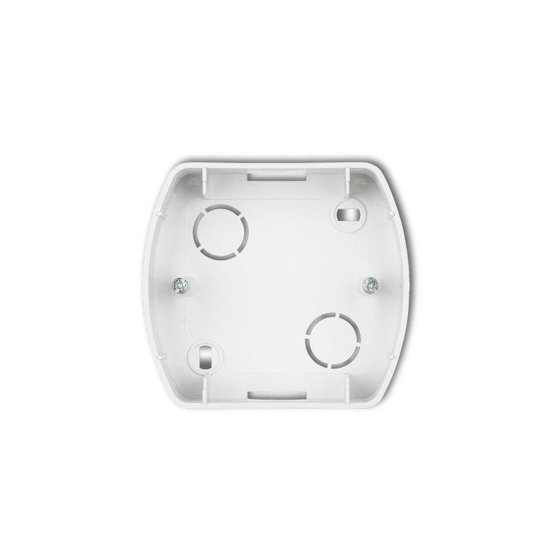 TREND Puszka montażowa pozioma pojedyncza BIAŁA PTH-1