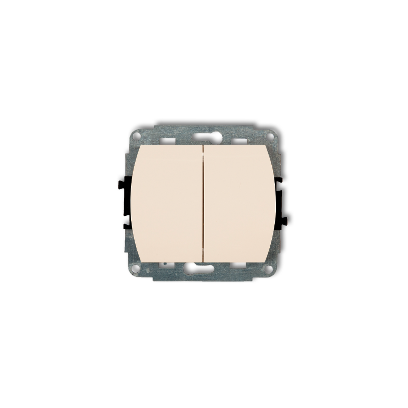 TREND Mechanizm łącznika świecznikowego IP20 BEŻOWY 1WP-2