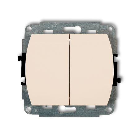 TREND Mechanizm łącznika świecznikowego IP20 BEŻOWY 1WP-2