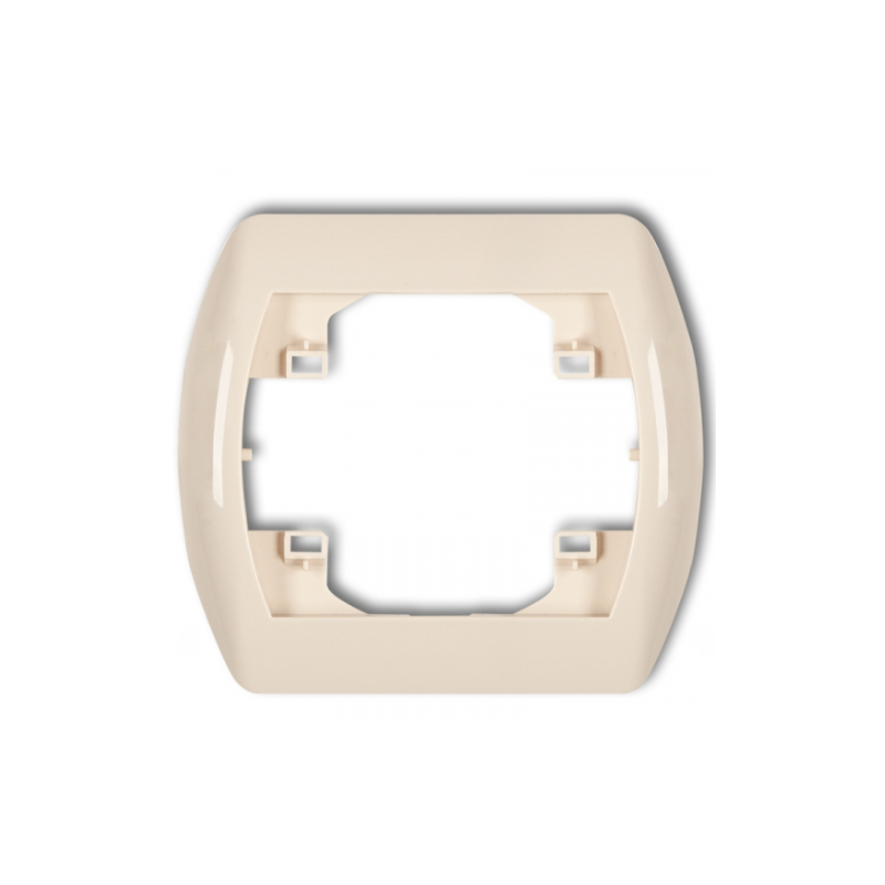 TREND Ramka pozioma pojedyncza BEŻOWA 1RH-1