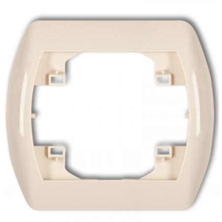 TREND Ramka pozioma pojedyncza BEŻOWA 1RH-1