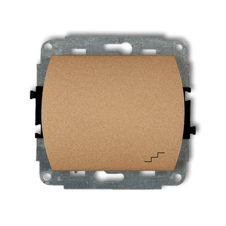 TREND Mechanizm łącznika schodowego ZŁOTY METALIK IP20 8WP-3