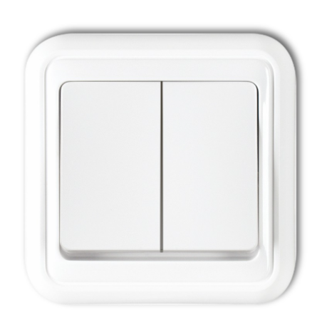 LIZA Łącznik świecznikowy podświetlany BIAŁY WPT-2L