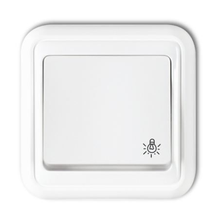 LIZA Łącznik zwierny światło  BIAŁY WPT-5L