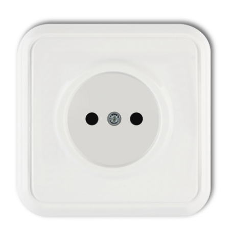 LIZA Gniazdo 2P BIAŁY GPT-1