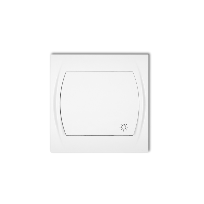 LOGO Łącznik zwierny "światło" podświetlany IP20 BIAŁY LWP-5L