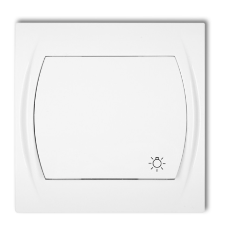 LOGO Łącznik zwierny "światło" podświetlany IP20 BIAŁY LWP-5L