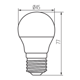 Żarówka LED BILO 6,5 W E27‑NW 806 lm 4000 K Kanlux 26768