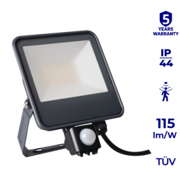 Naświetlacz LED z czujnikiem ruchu IQ-LED FL-20W-NW-SE 2300lm 4000lm IP44 5 lat gwarancji