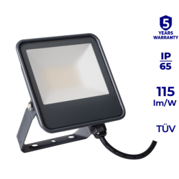 Naświetlacz LED IQ-LED FL-10W-NW czarny 10W IP65 4000K 33880