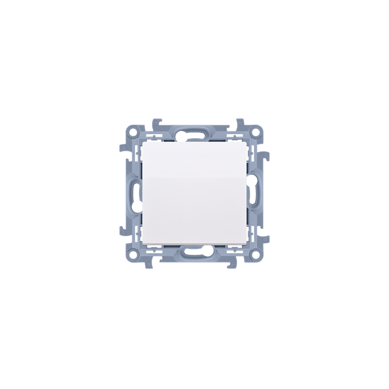 Przycisk 1-biegunowy monostabilny Simon 10 bez piktogramu 10AX 250V CP1C.01/11