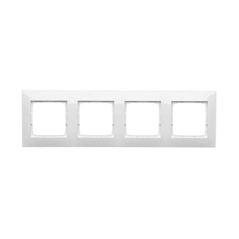 SIMON 54 Ramka 4-krotna uniwersalna IP20/IP44 biała DR4/11