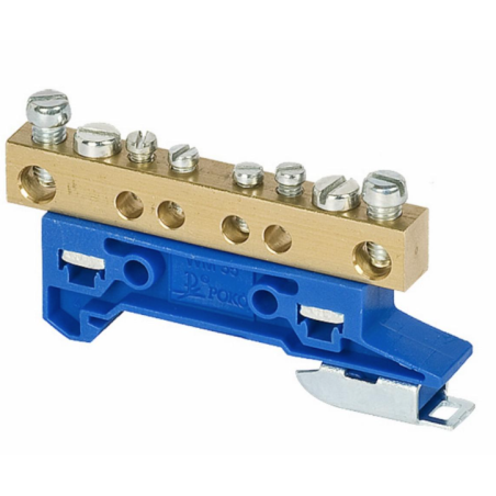 ZACISK OCHRONNY ZO-6T TH35 ZO-2106 niebieski