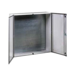 Obudowa metalowa ARGENTA IP55 drzwi dwuskrzydłowe wymiary 800x1000x300mm z płytą montażową 49509