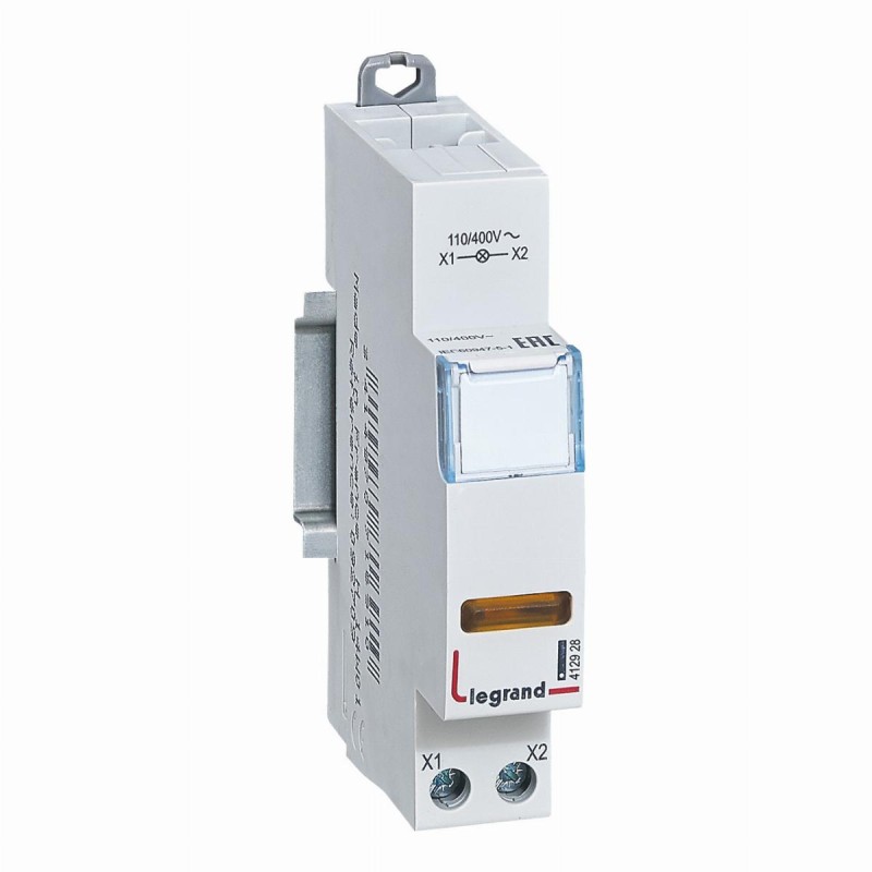 LAMPKA POJEDYNCZA LED ŻÓŁTA 110/400V, Legrand