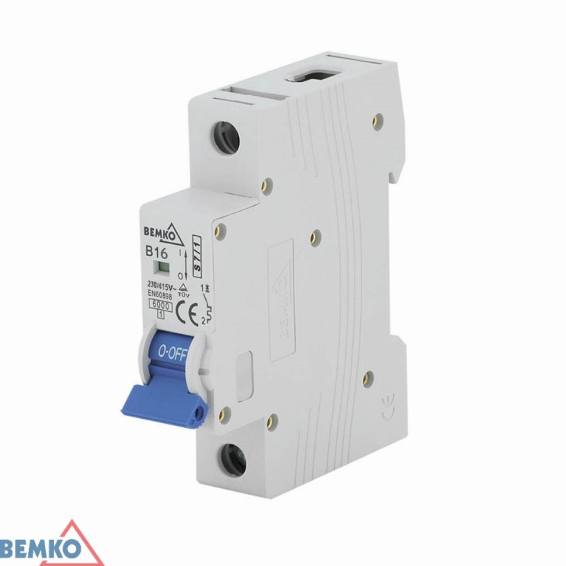 Wyłącznik nadprądowy 6kA 1P C 0,2A | BEMKO | Elgra Bytom