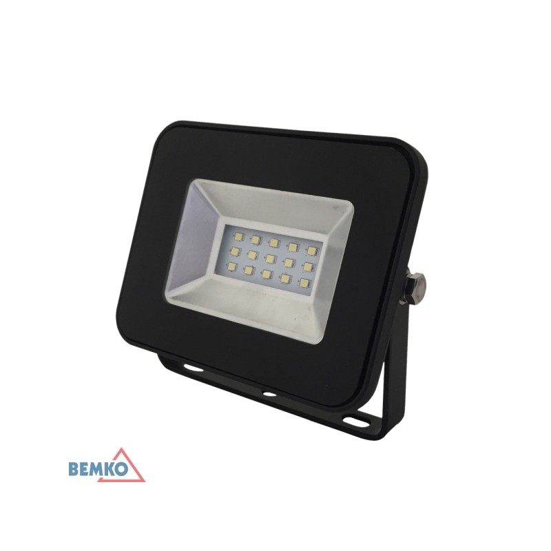 NAŚWIETLACZ LED 10W 6000K 870lm IP65 CZARNY | LOFOT S-C65-LFS-010BL-6K | BEMKO | Elgra Bytom