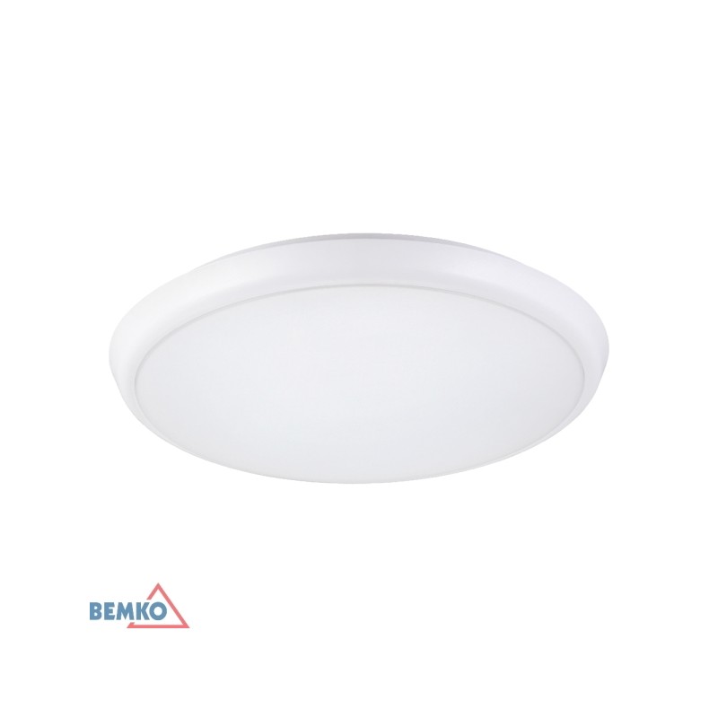 Plafoniera LED Diana 16W 4000K 1600lm IP66 czarna mikrosiateczka |BEMKO| Elgra Bytom