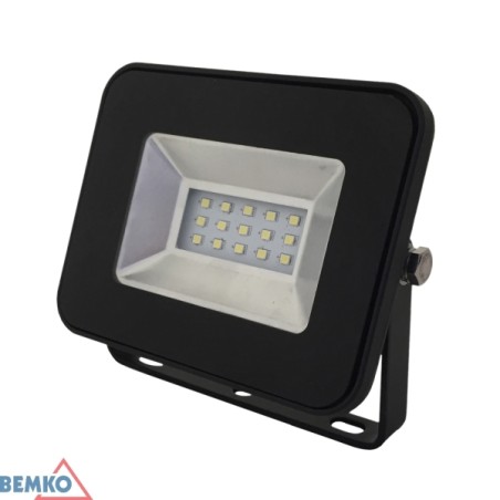 NAŚWIETLACZ LED 10W 6000K 870lm IP65 CZARNY | LOFOT S-C65-LFS-010BL-6K | BEMKO