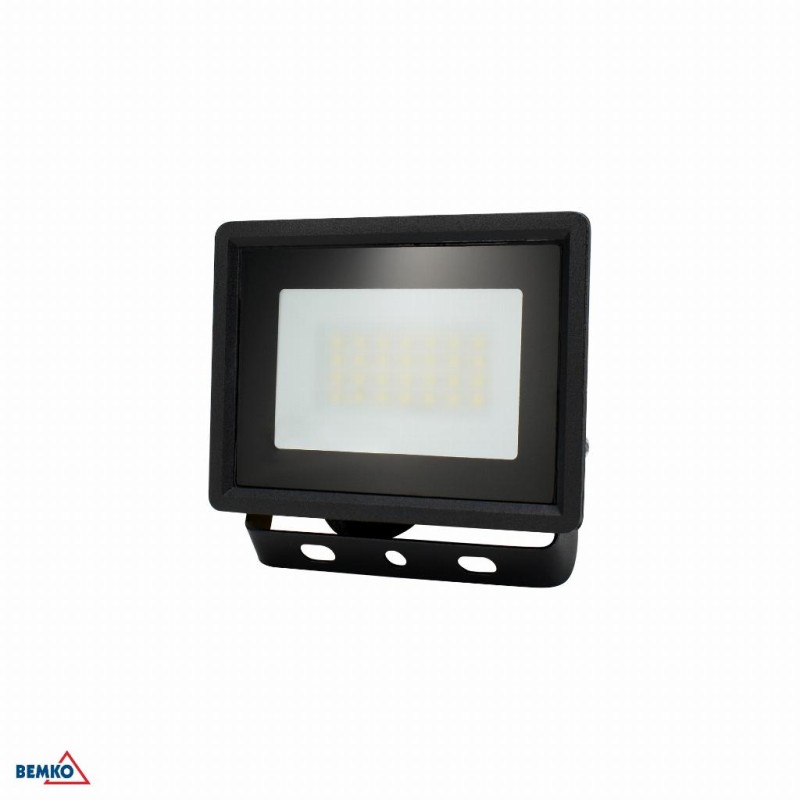 NAŚWIETLACZ LED 20W 4000K 1640lm IP65 CZARNY | KASTEL2 C64-LFK2-020BL-4K | BEMKO | Elgra Bytom