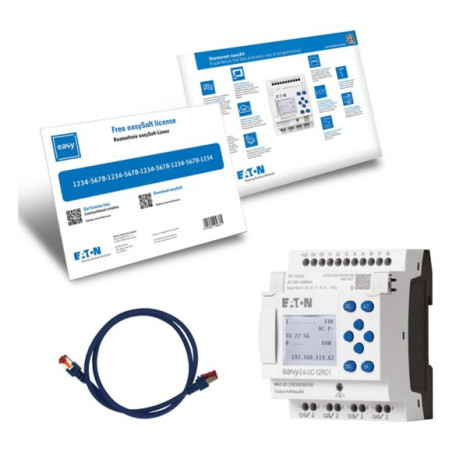 EASY-BOX-E4-UC1 Starterkit easyE4 – Soft + kabel kresowy | EATON 197227 | Elgra Bytom