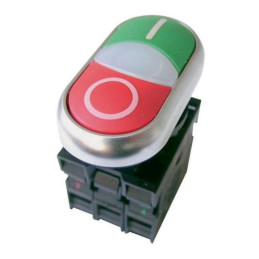 Napęd przycisków z samopowrotem płaski M22-DDL-GR-X1/X0/K11/230-W