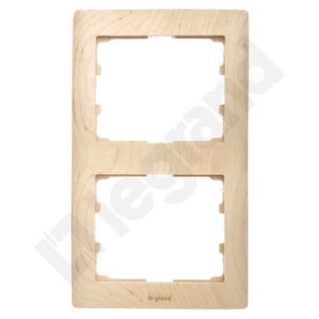 SISTENA LIFE RAMKA MAPLE PODWÓJNA PIONOWA, Legrand