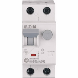 Wyłącznik różnicowo‑nadprądowy 2P 16A B 0,03A typ AC xPole Home HNB‑B16/1N/003 195121