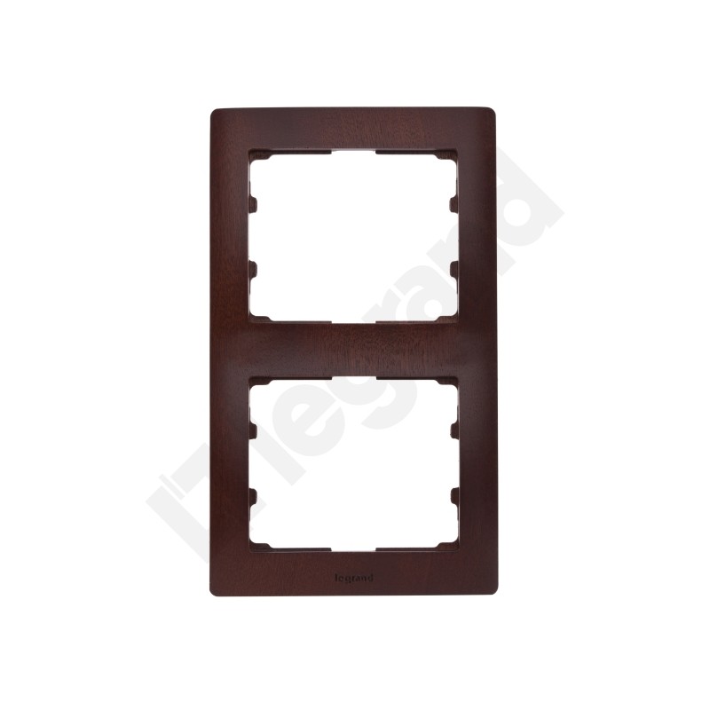 SISTENA LIFE RAMKA MAHOGANY PODWÓJNA PIONOWA, Legrand