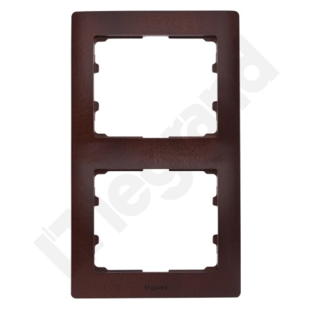 SISTENA LIFE RAMKA MAHOGANY PODWÓJNA PIONOWA, Legrand