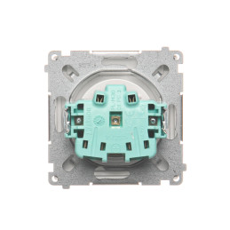 Simon Basic Gniazdo bryzgoszczelne pojedyncze z/u 16A IP44 z klapką pełną BMGZ1B.01/11