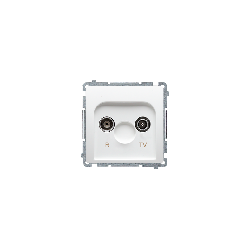 Simon Basic Gniazdo antenowe RD/TV końcowe białe BMZAR1/1.01/11