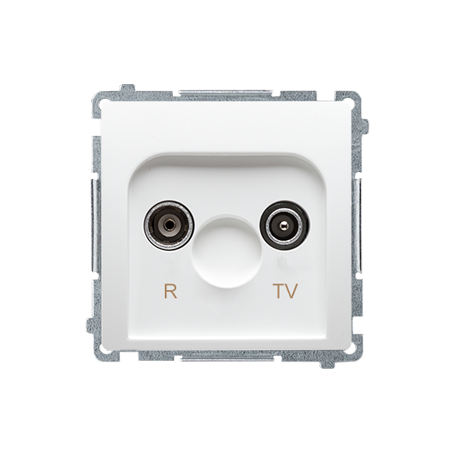 Simon Basic Gniazdo antenowe RD/TV końcowe białe BMZAR1/1.01/11