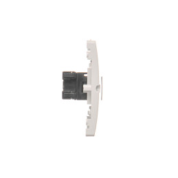 Simon Basic Gniazdo RJ45 kat.5e + RJ11 białe BMF5T.02/11