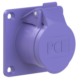 Gniazdo tablicowe TWIST 16A 2P 24V IP44 fioletowe