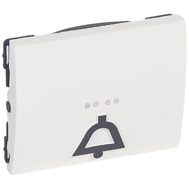 SISTENA LIFE KLAWISZ ARCTIC Z SYMBOLEM DZWONKA DO MECHANIZMÓW PODŚWIETLANYCH, Legrand