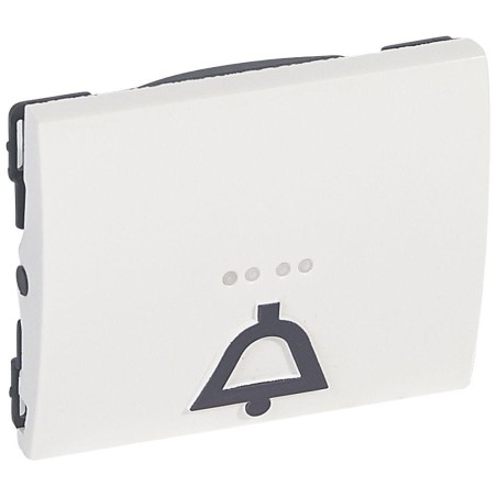 SISTENA LIFE KLAWISZ ARCTIC Z SYMBOLEM DZWONKA DO MECHANIZMÓW PODŚWIETLANYCH, Legrand