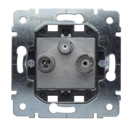 SISTENA LIFE Gniazdo antenowe RTV/SAT przelotowe 2400MHZ-14DB Legrand 775791